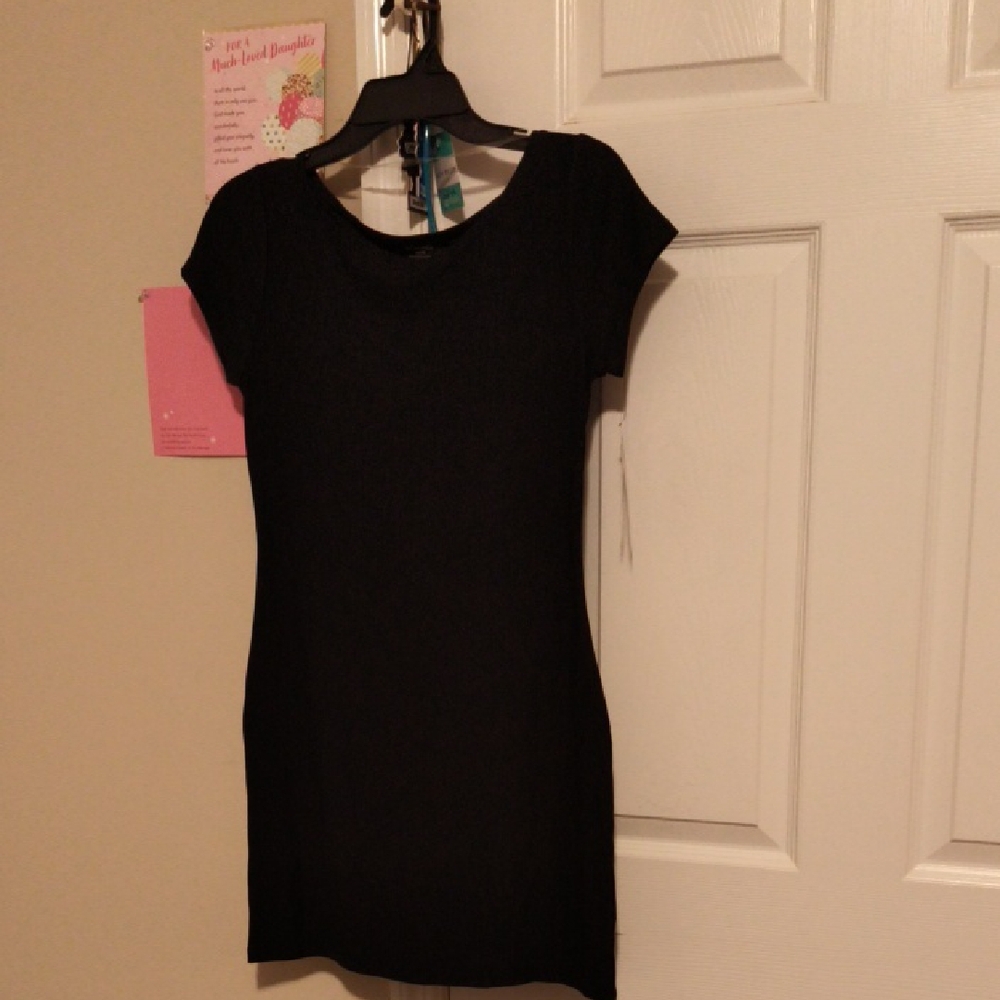 No Boundaries Black Mini Dress